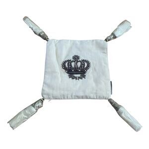 Lili Alessandra 10x10 Imperial Crown Pillow Cover Case Only NWOT Tassel Zardozi